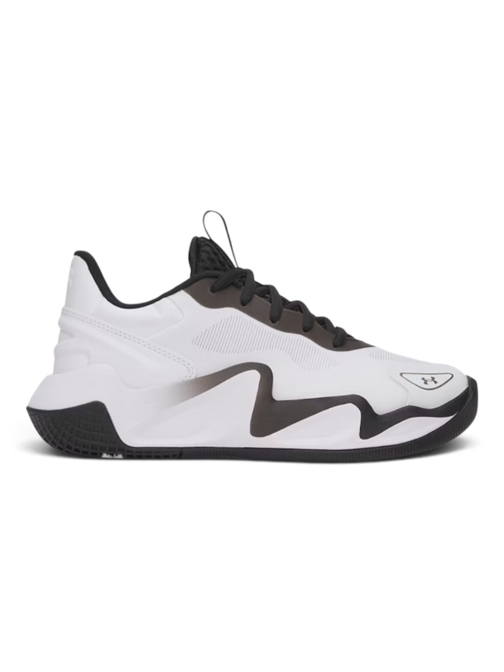 NWB-UNDER ARMOUR ACE LOW 2 WOMEN'S ATHLETIC SHOES / WHITE-BLACK/ SIZE 7 E